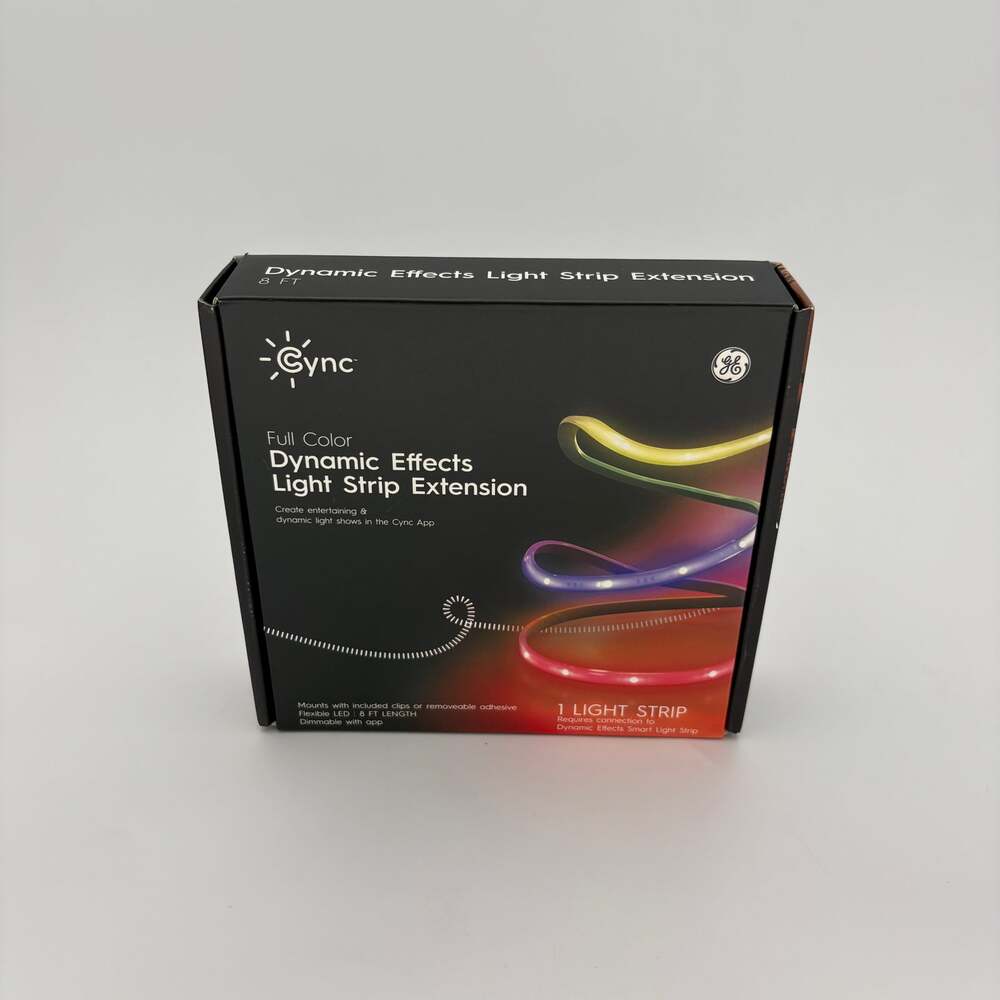 Cync by GE Full Color 8ft Smart LED Light Strip Extension CLEDSTX12CDIDP